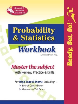 cover image of Probability & Statistics Workbook